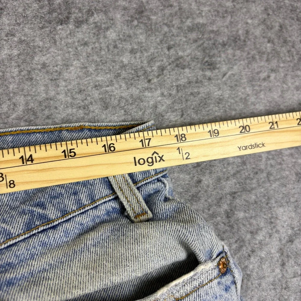 Vintage 90s Levis 550 Orange Tab Jeans Light Wash Relaxed Tapered Made in USA 38